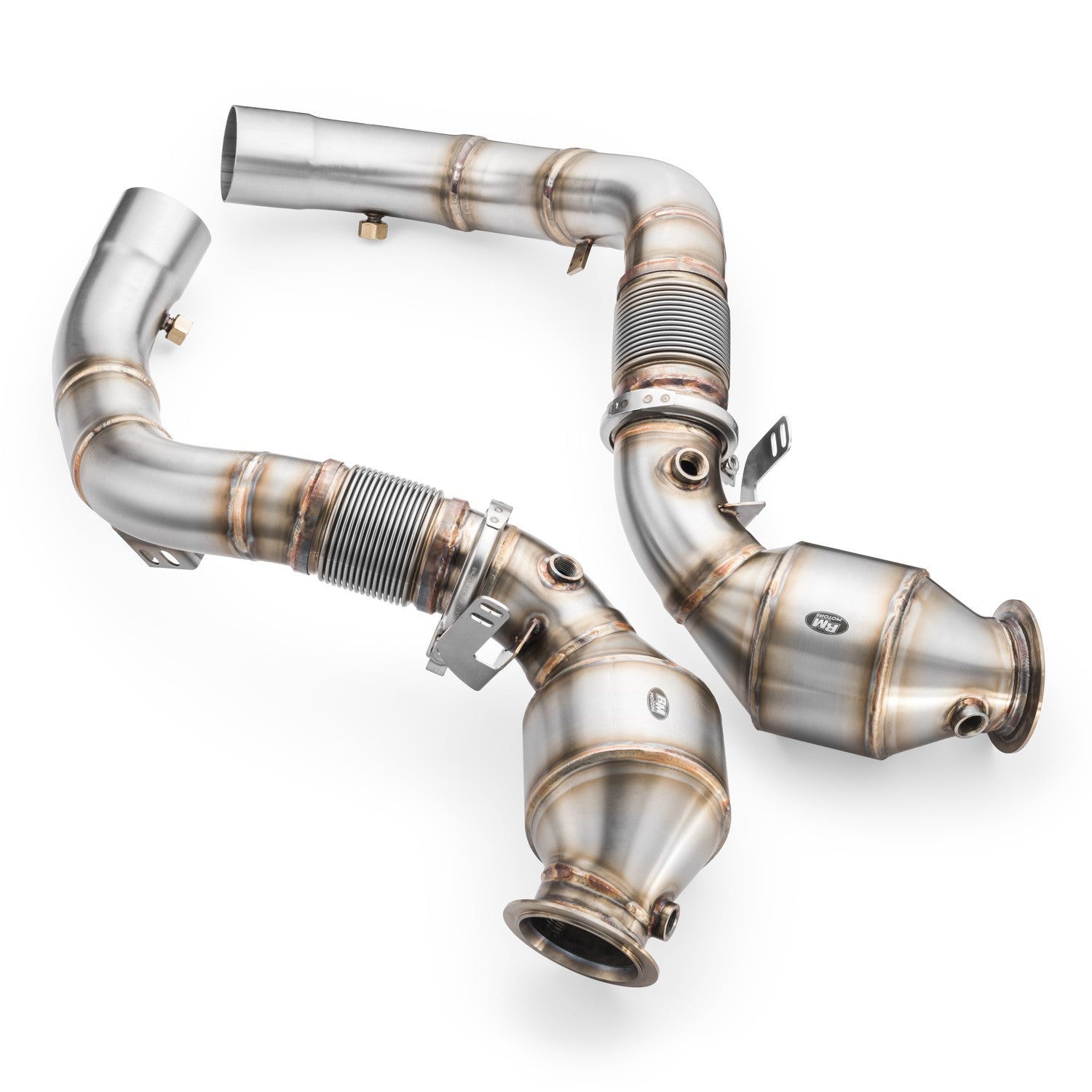 Downpipe RM-Motors BMW M8 F92 + CATALYST HJS 300 cpsi EURO 6