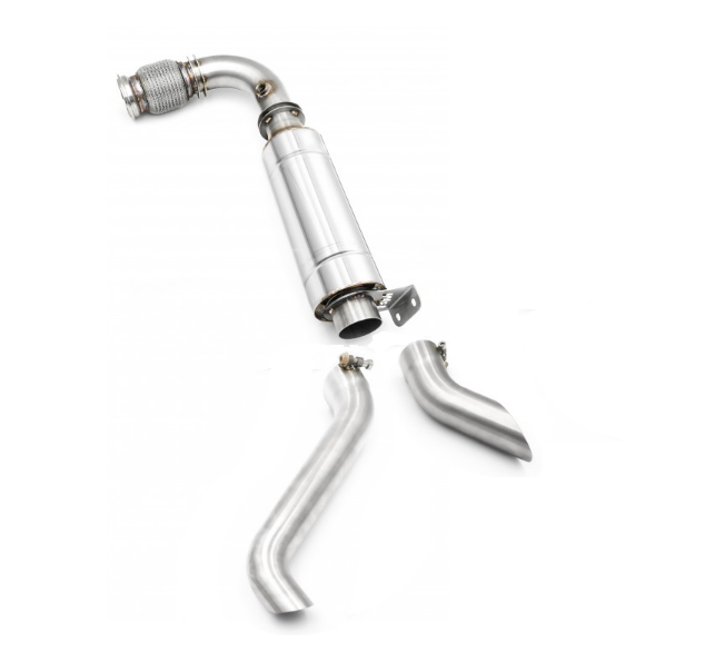 Can Am Maverick X3 Downpipe RM-Motors with Toba esapament and tips