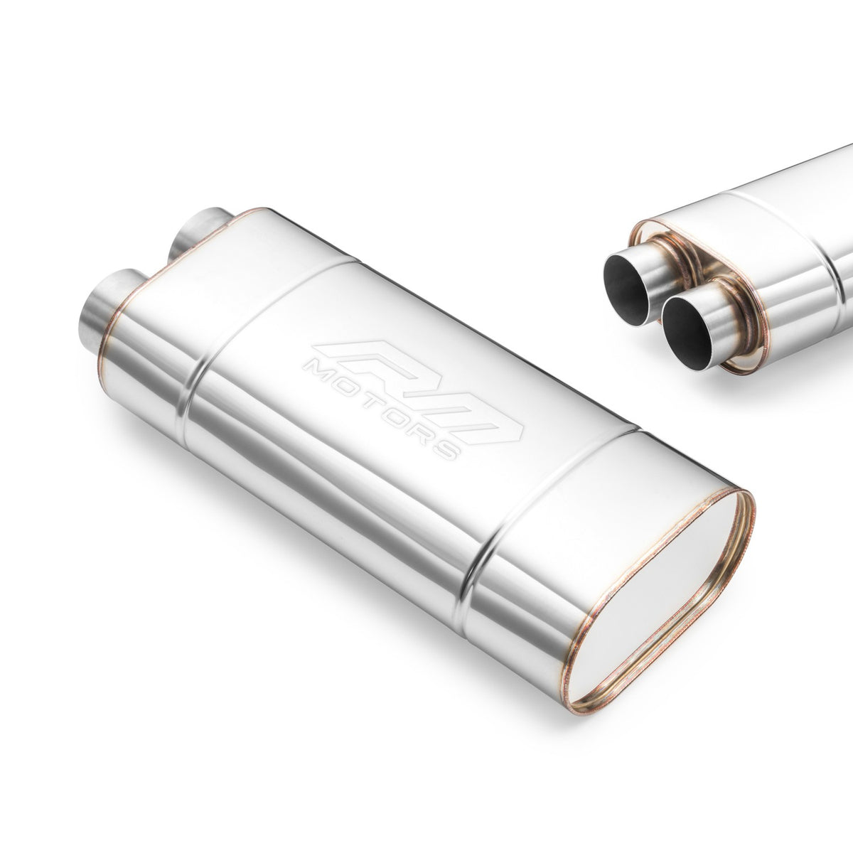 Toba universala eliptica inox 180x100 mm, doua tevi pe acelasi capat, celalalt capat inchis, EM010