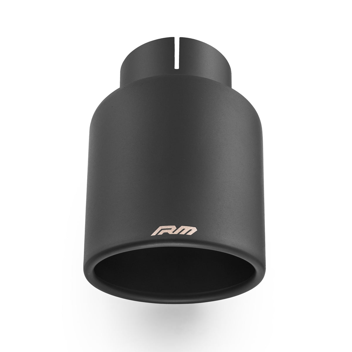 Tips evacuare tesit cu buza rasfranta, inox negru ceramic KSZC