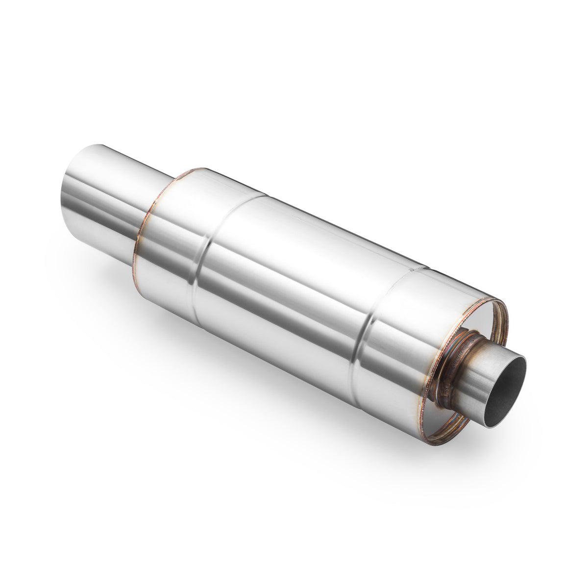 Toba finala rotunda inox cu trecere directa, corp 130 mm, lungime 300 mm, TOK1