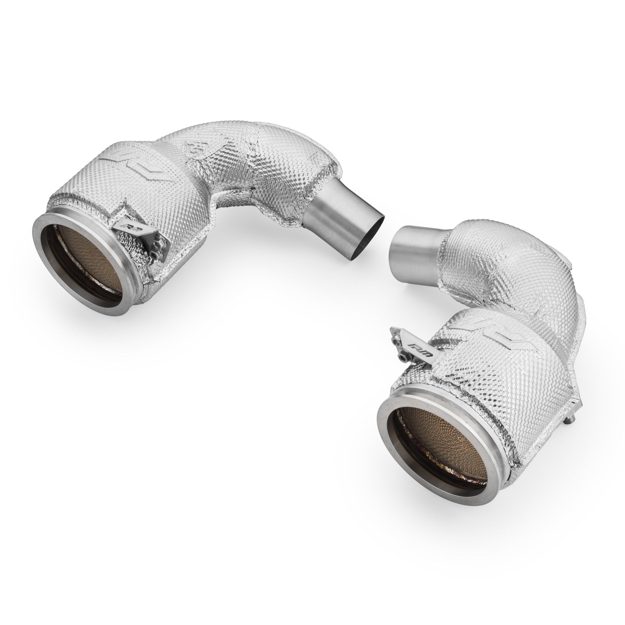 Downpipe RM-Motors Porsche Carrera 992 GTS with catalytic converter and heat shield