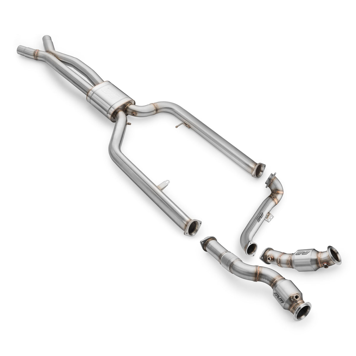 Set downpipe cu catalizator, conector si midpipe RM-Motors BMW M3, M4 (G80-G83) 3.0 S58