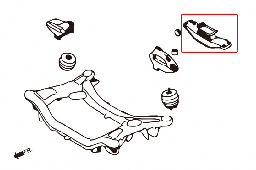 Tampon cutie durificat Hardrace pentru Hyundai Genesis - 7380