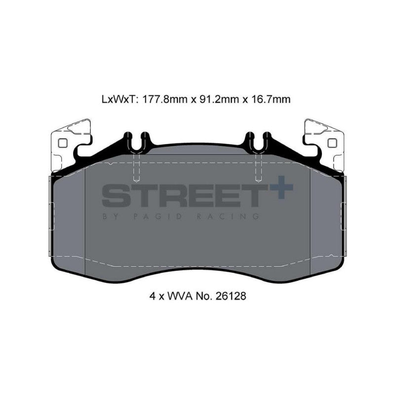 Placute Frana Fata Pagid Street+ T8217 - Mercedes-Benz A35 AMG W177