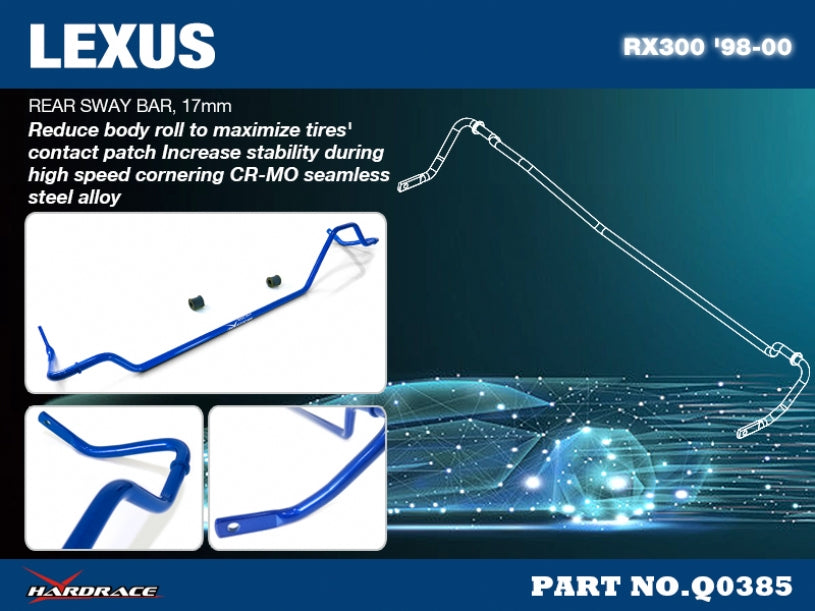 Bara stabilizatoare spate Hardrace pentru Lexus RX - Q0385