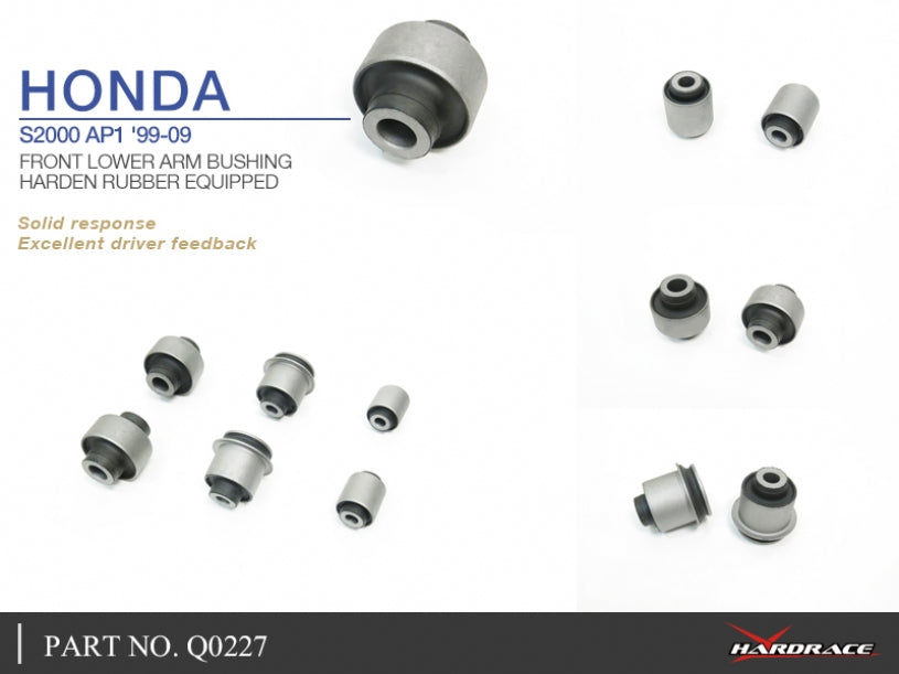 Set bucse brat suspensie inferior fata Hardrace pentru Honda S2000 - Q0227