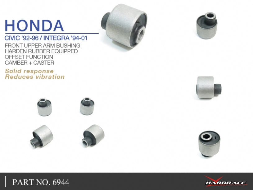 Set bucse brat suspensie superior fata Hardrace pentru Honda CRX / Civic - 6944