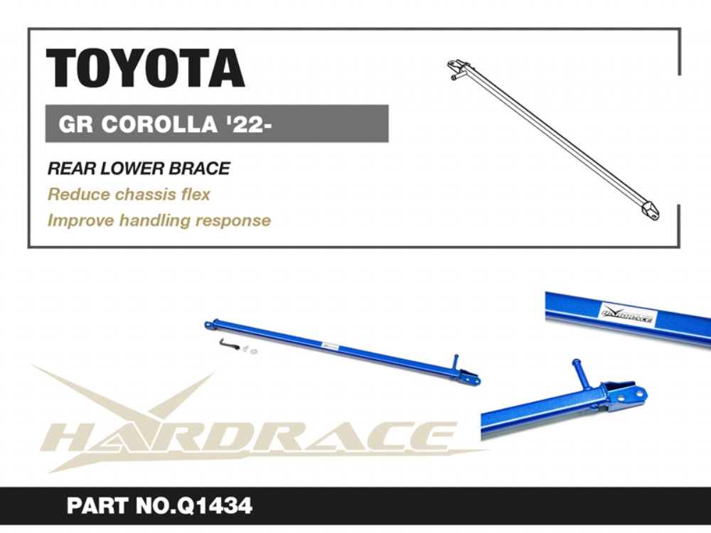 Bara rigidizare inferior spate Hardrace pentru Toyota GR Corolla - Q1434