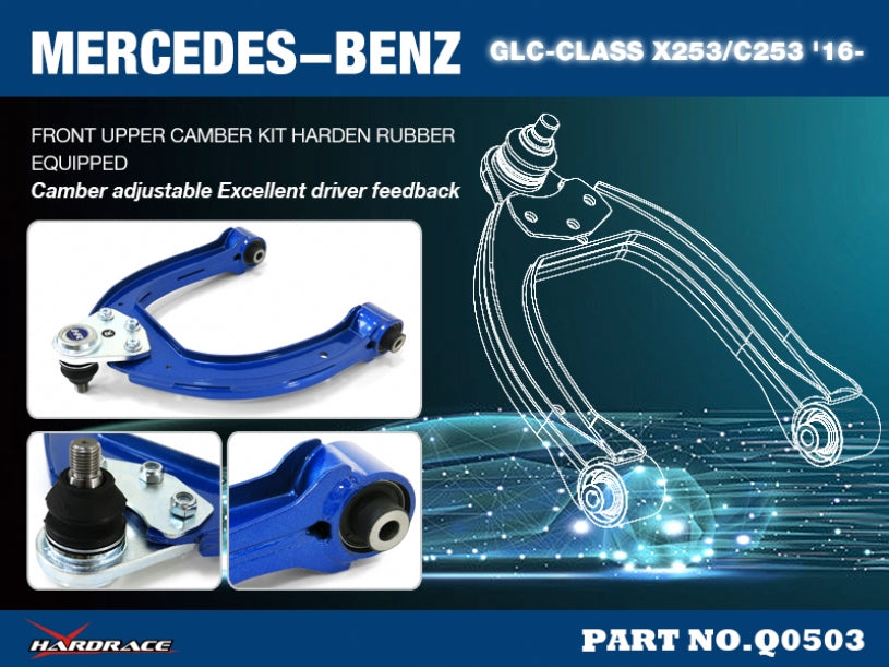 Kit corectie camber superior fata Hardrace pentru Mercedes-Benz C-Class / C43 AMG - Q0503