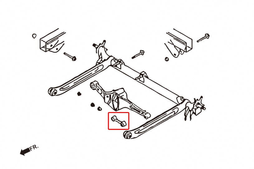 Brat transversal spate Hardrace pentru Nissan Primera - 6934