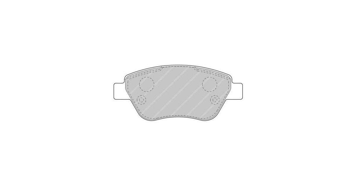 Placute Frana Fata Ferodo Racing DS2500 pentru Abarth 500 / 595 / 695 1.4 (312.AXF11) 08.08 Etrier Bosch