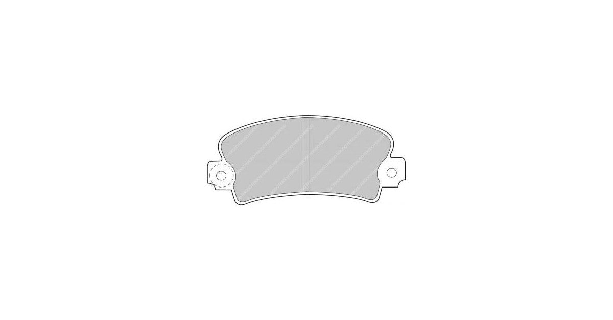 Placute Frana Fata Ferodo Racing DS2500 pentru Abarth Strada 2.0 130 06.84 - 06.87 Etrier Bendix