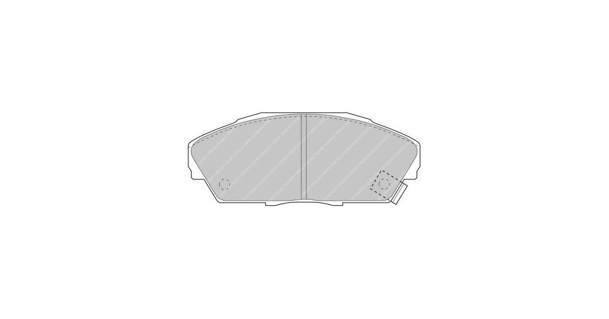 Placute Frana Fata Ferodo Racing DS2500 pentru Acura Integra 1.6 1.7 1.8 L 01.90 - 12.93 Etrier Akebono