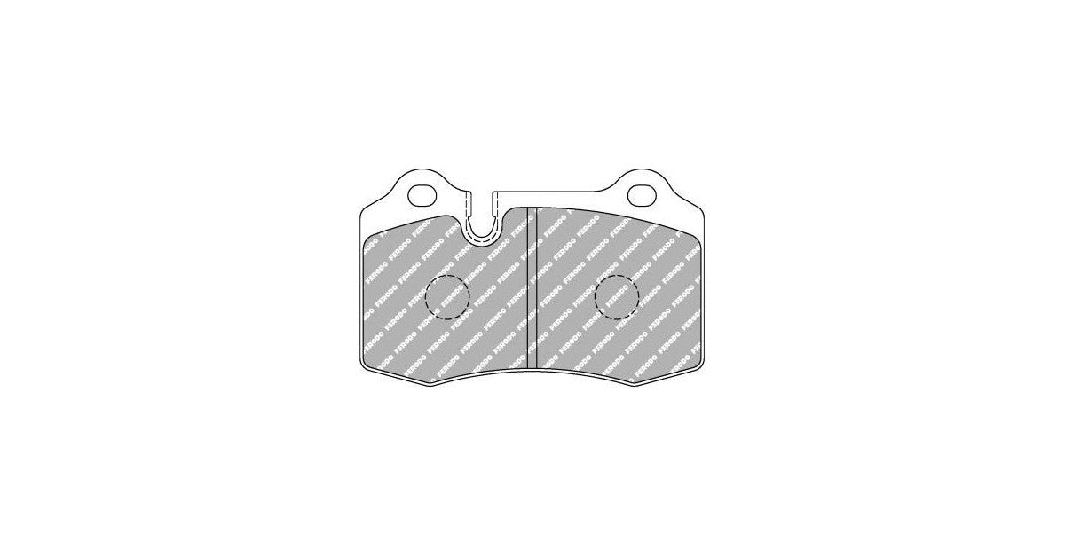 Placute Frana Fata Ferodo Racing DS2500 pentru Alfa Romeo 156 3.2 GTA 03.02 - 08.03 Etrier BREMBO