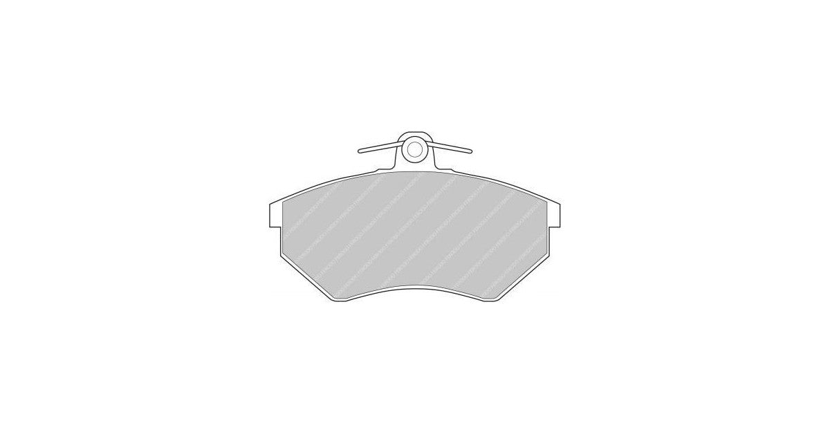 Placute Frana Fata Ferodo Racing DS2500 pentru Audi 100 1.8 09.82 - 09.88 Etrier LUCAS / TRW