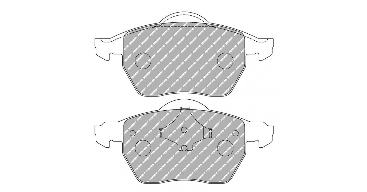 Placute Frana Fata Ferodo Racing DS2500 pentru Audi A4 1.6 11.00 - 12.04 Etrier ATE