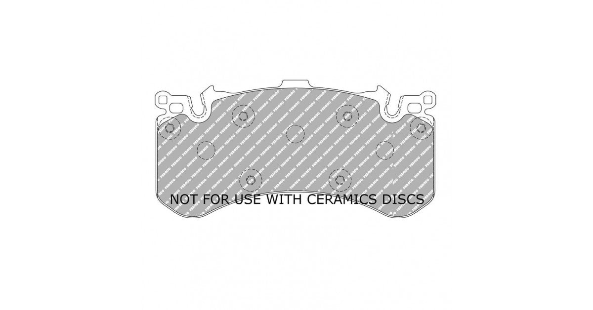 Placute Frana Fata Ferodo Racing DS2500 pentru Audi A6 S6 Quattro 02.12 Etrier BREMBO