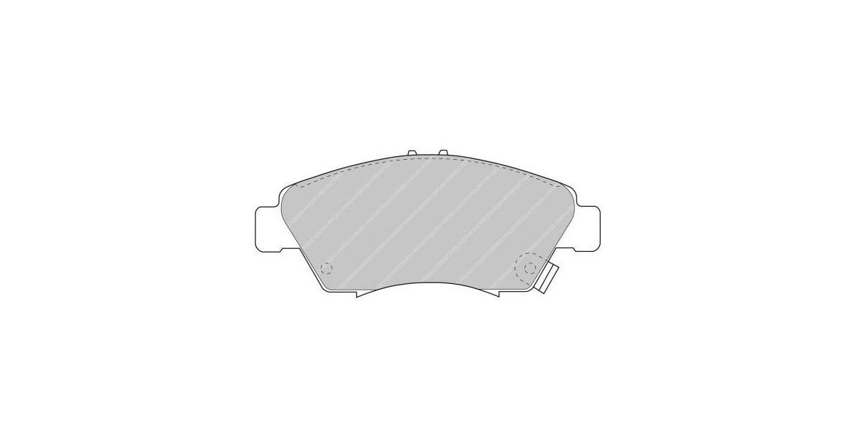 Placute Frana Fata Ferodo Racing DS2500 pentru Audi Coupe 2.0 08.92 - 12.96 Etrier Akebono