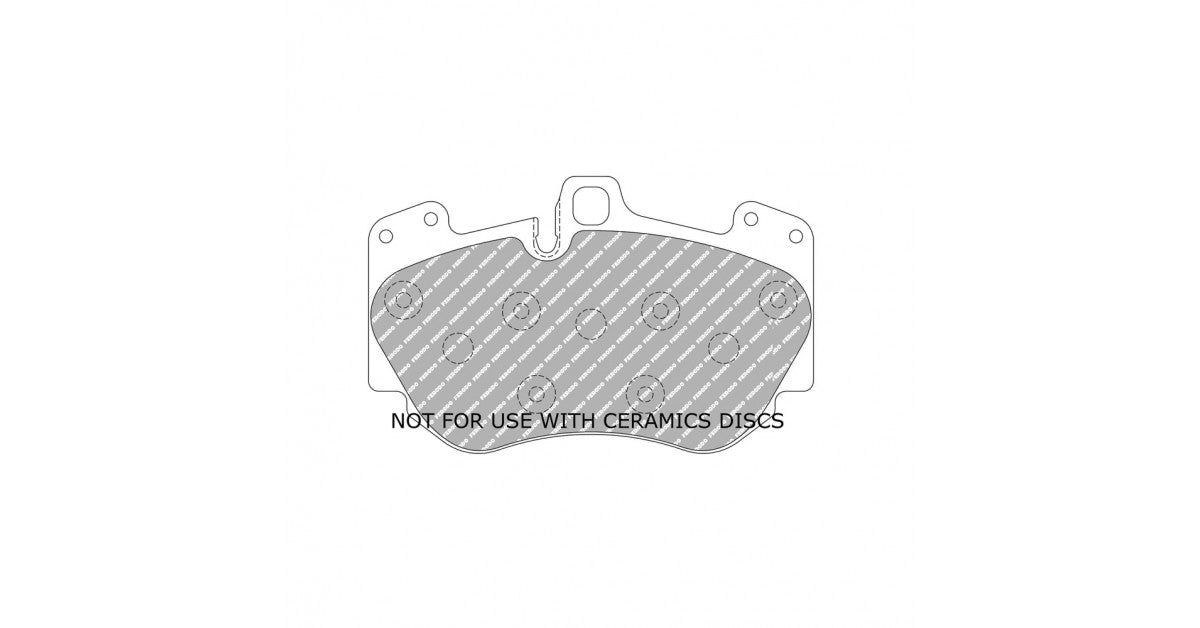 Placute Frana Fata Ferodo Racing DS2500 pentru Audi RS4 RS4 Quattro 09.05 - 06.08 Etrier BREMBO