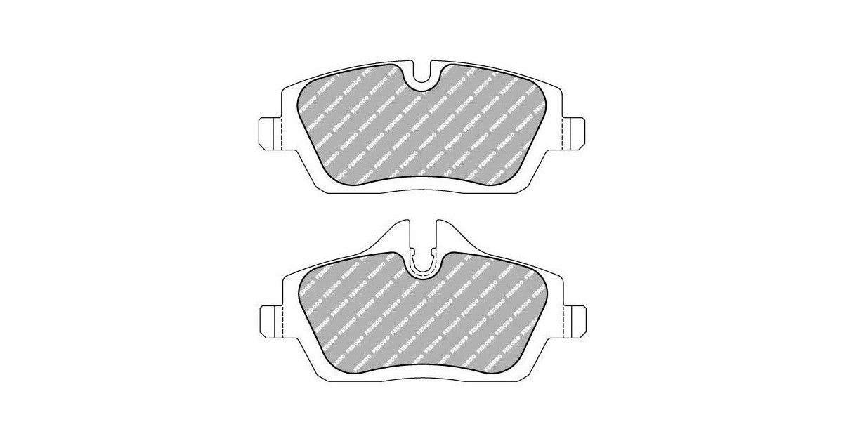 Placute Frana Fata Ferodo Racing DS2500 pentru Bmw 1 Series 116 D 11.08 - 09.12 Etrier LUCAS / TRW