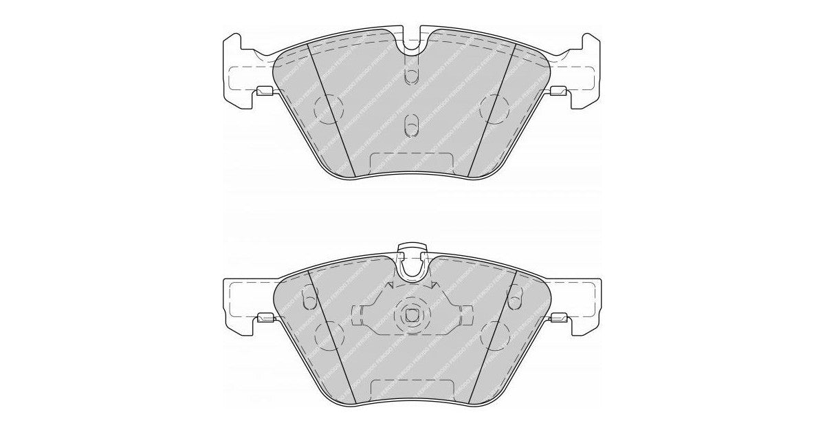 Placute Frana Fata Ferodo Racing DS2500 pentru Bmw 1 Series 120 I 09.06 - 12.11 Etrier ATE