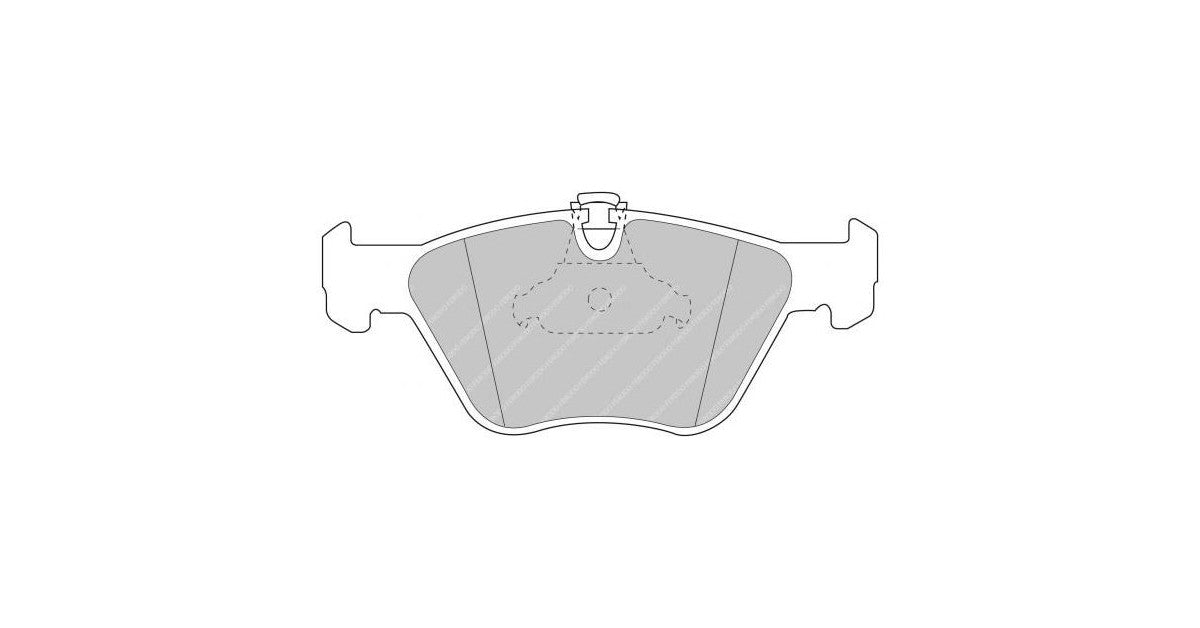 Placute Frana Fata Ferodo Racing DS2500 pentru Bmw 3 Series 330D / 330XD 10.99 - 02.05 Etrier ATE