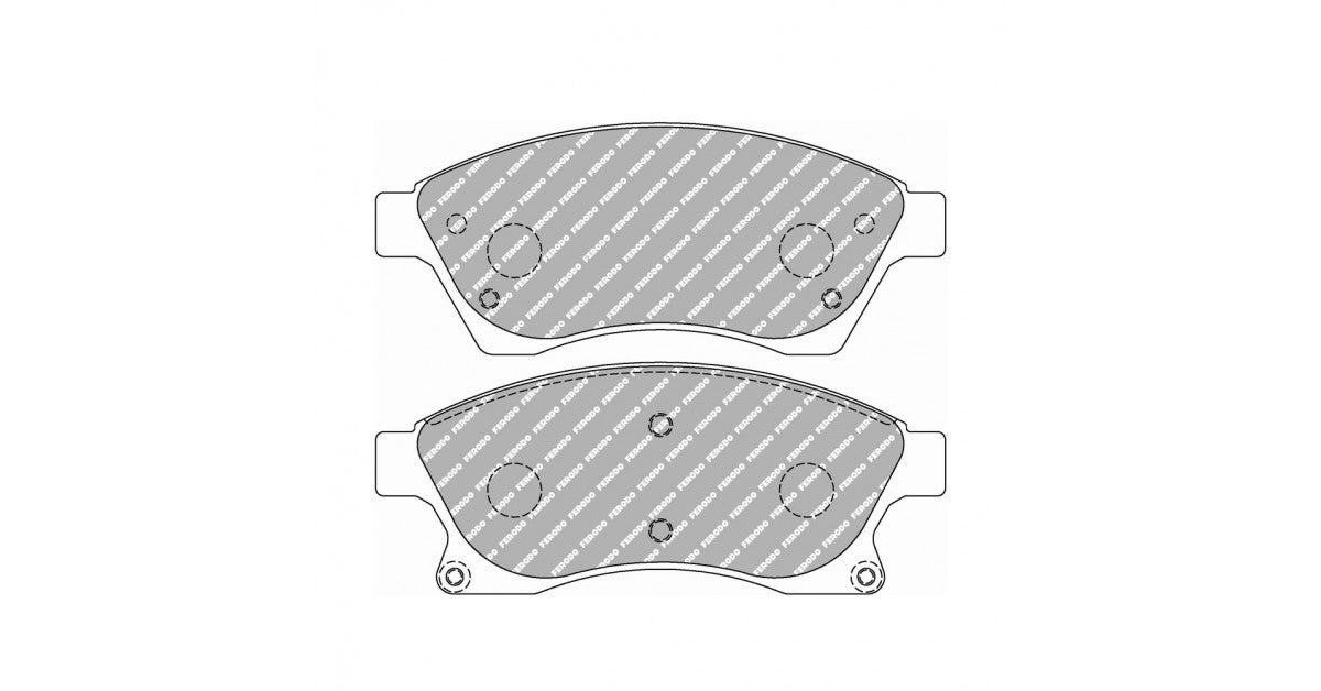Placute Frana Fata Ferodo Racing DS2500 pentru Chevrolet Aveo 1.2 03.11 Etrier Mando