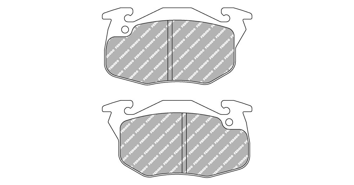 Placute Frana Fata Ferodo Racing DS2500 pentru Citroen Ax 1.4 14 04.91 - 07.92 Etrier Bendix