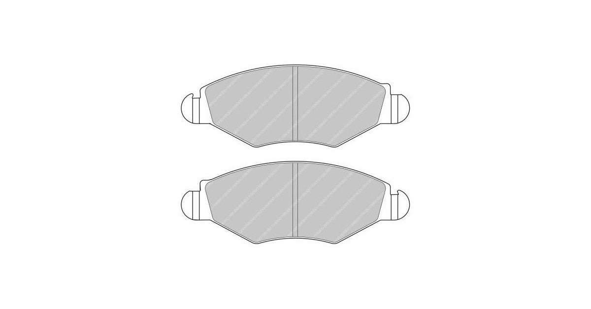 Placute Frana Fata Ferodo Racing DS2500 pentru Citroen Saxo 1.6 T4 Trophy 01.00 Etrier Bosch