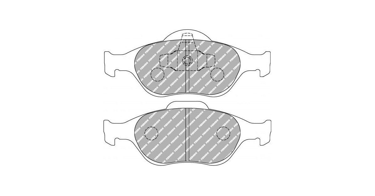 Placute Frana Fata Ferodo Racing DS2500 pentru Ford Courier 1.3 I 02.00 Etrier ATE