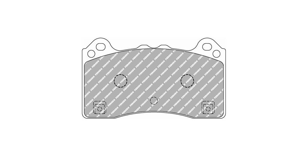 Placute Frana Fata Ferodo Racing DS2500 pentru Ford Focus 2.3 RS Awd 07.15 Etrier BREMBO