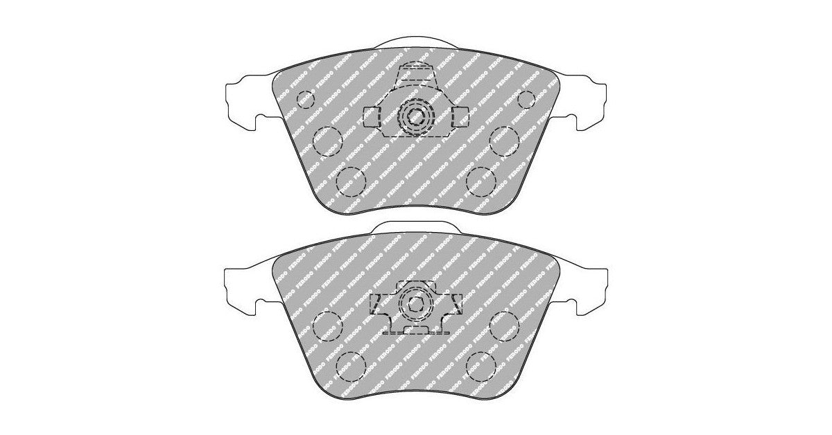 Placute Frana Fata Ferodo Racing DS2500 pentru Ford Focus 2.5 St 10.05 Etrier ATE