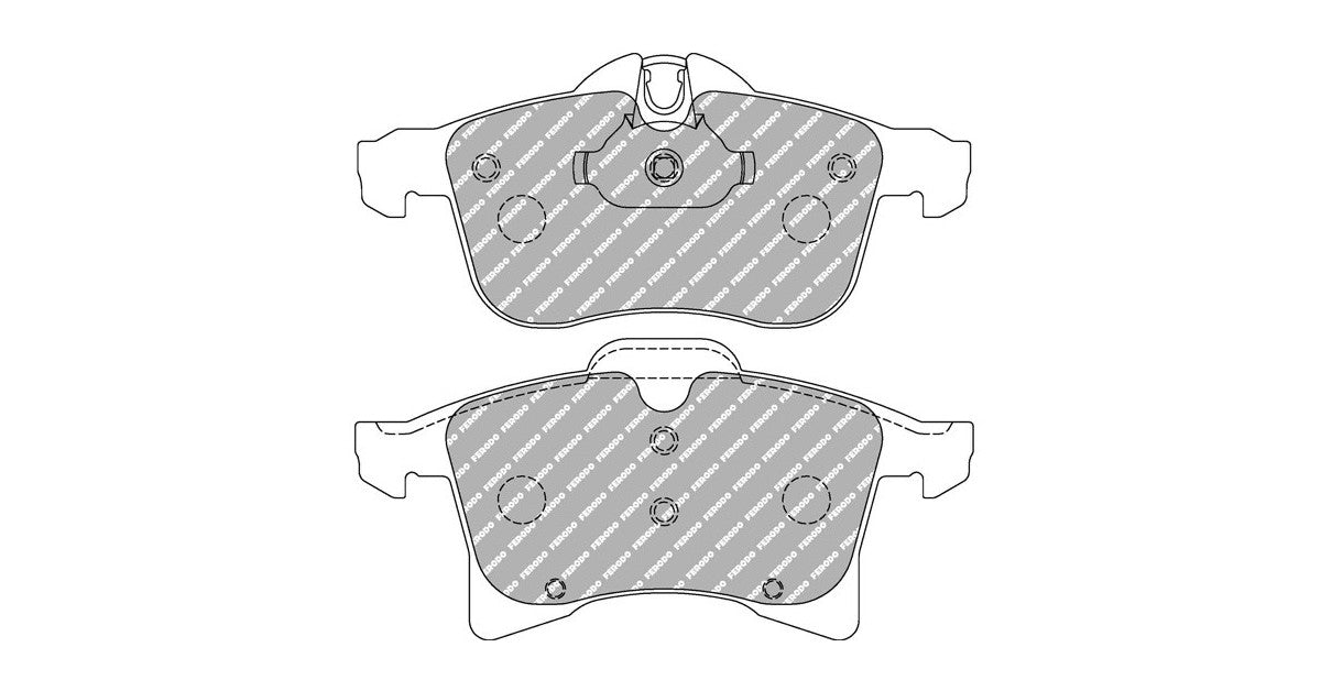 Placute Frana Fata Ferodo Racing DS2500 pentru Holden Combo Box 1.6 I 09.02 - 04.05 Etrier ATE