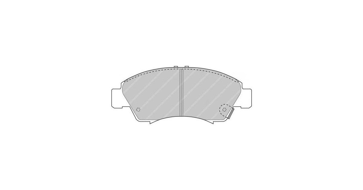 Placute Frana Fata Ferodo Racing DS2500 pentru Honda Civic 1.5 I EJ2 16V 01.94 - 11.95 Etrier Akebono