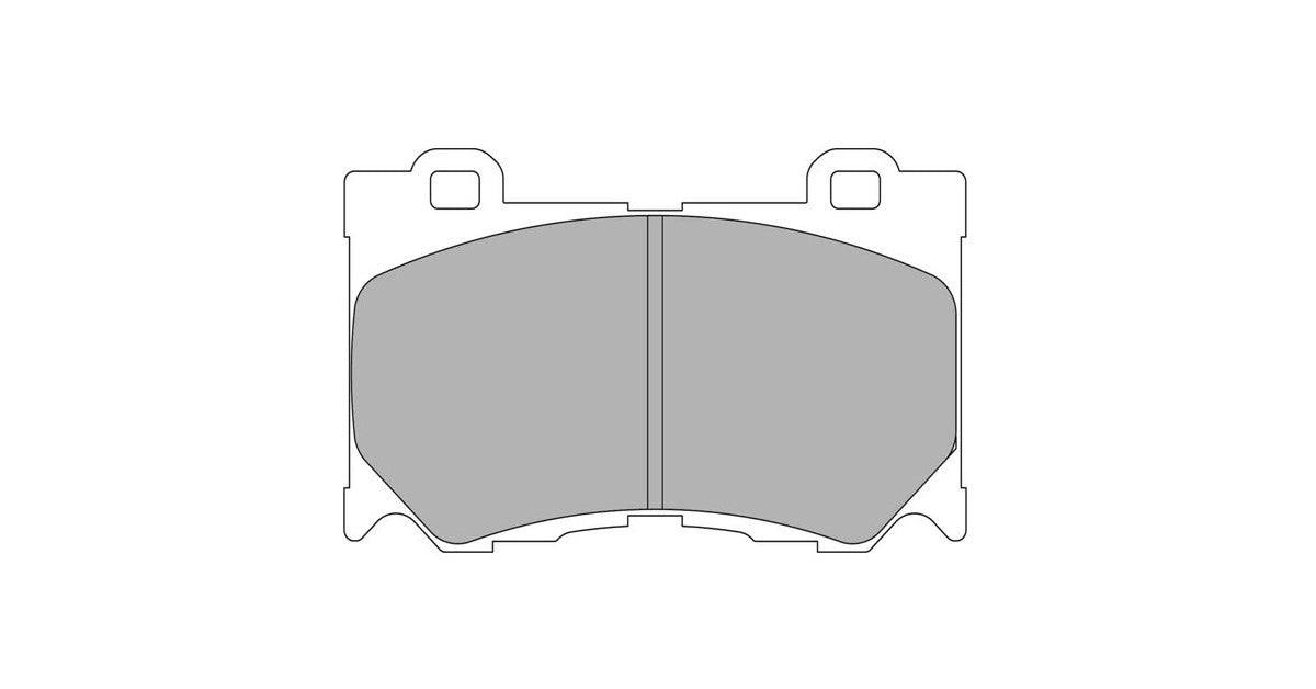 Placute Frana Fata Ferodo Racing DS2500 pentru Infiniti Fx 37 Awd 10.08 - 06.09 Etrier Akebono