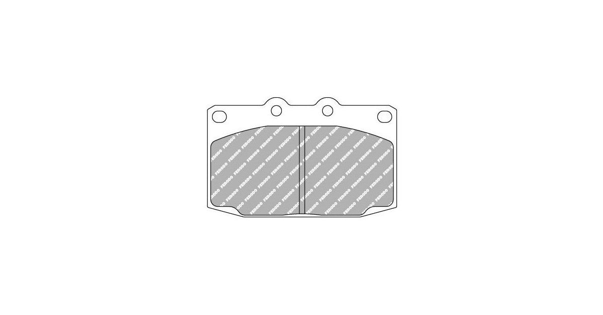 Placute Frana Fata Ferodo Racing DS2500 pentru Mazda Rx 7 1.3 Twin Turbo 07.92 - 08.02 Etrier Akebono
