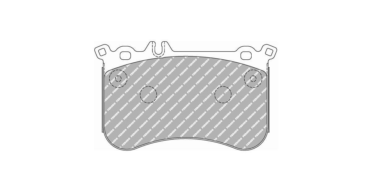 Placute Frana Fata Ferodo Racing DS2500 pentru Mercedes A Class A 45 Amg 4 Matic (176.052) 06.13 - 06.15 Etrier BREMBO