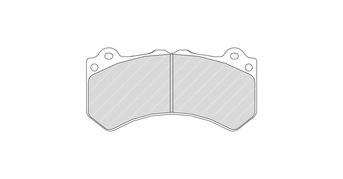 Placute Frana Fata Ferodo Racing DS2500 pentru Nissan Skyline Gt R (R35) 01.08 Etrier BREMBO