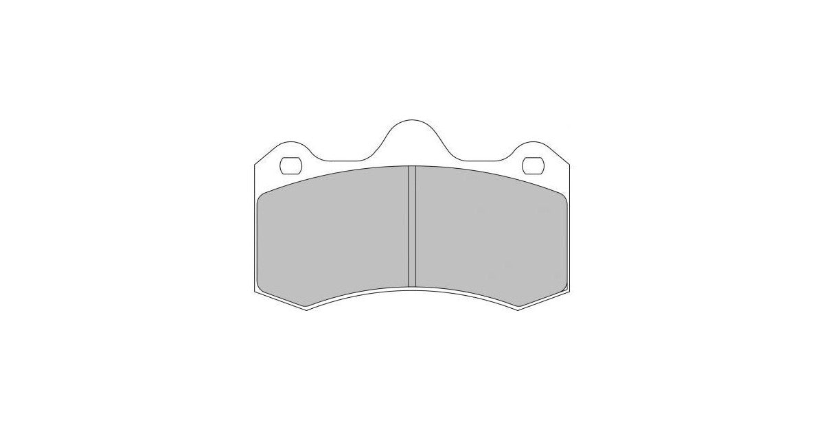 Placute Frana Fata Ferodo Racing DS2500 pentru Peugeot 207 Rally R3 01.09 Etrier AP Racing
