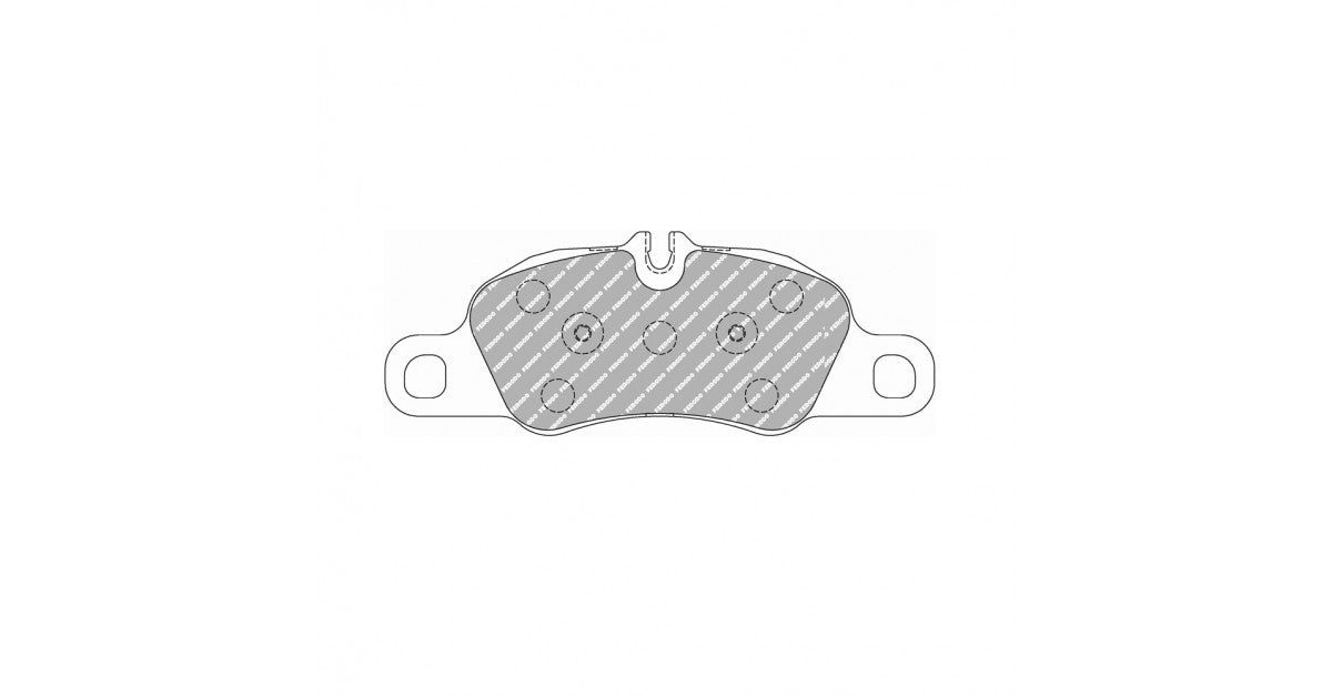 Placute Frana Fata Ferodo Racing DS2500 pentru Porsche Boxster 2.0 04.16 Etrier BREMBO