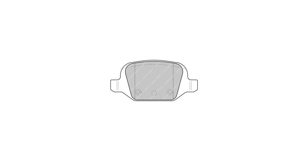 Placute Frana Spate Ferodo Racing DS2500 pentru Abarth 500 / 595 / 695 1.4 (312.AXD1A) 08.08 Etrier LUCAS / TRW