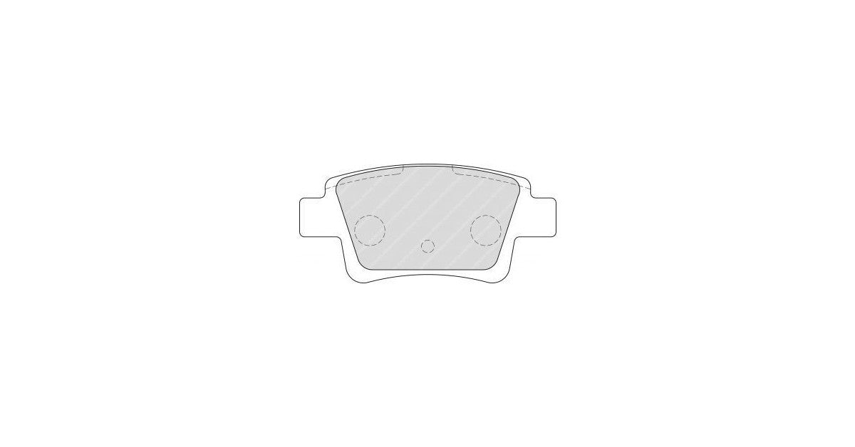 Placute Frana Spate Ferodo Racing DS2500 pentru Abarth Grande Punto 1.4 (199.AXN1B) 12.07 - 06.10 Etrier Bosch