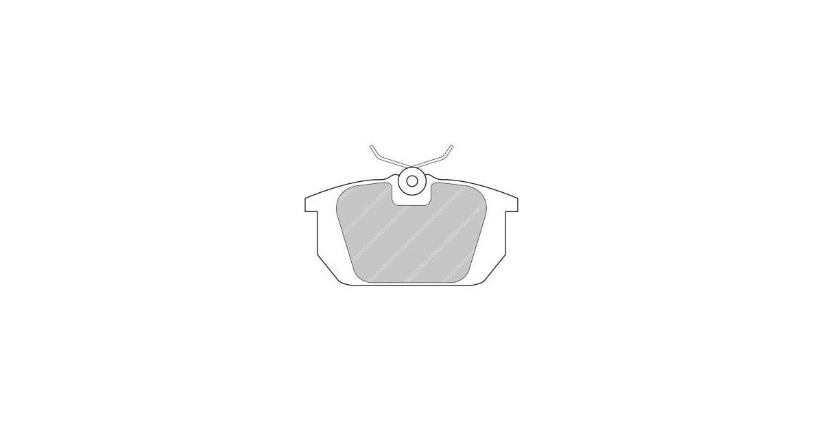 Placute Frana Spate Ferodo Racing DS2500 pentru Alfa Romeo 145 1.4 09.94 - 09.96 Etrier LUCAS / TRW