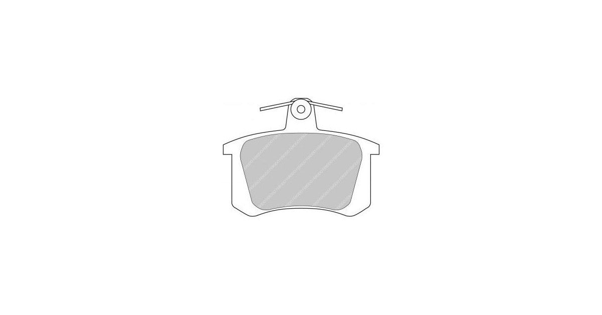 Placute Frana Spate Ferodo Racing DS2500 pentru Alfa Romeo 155 1.8 I Twin Spark 02.92 - 04.96 Etrier LUCAS / TRW