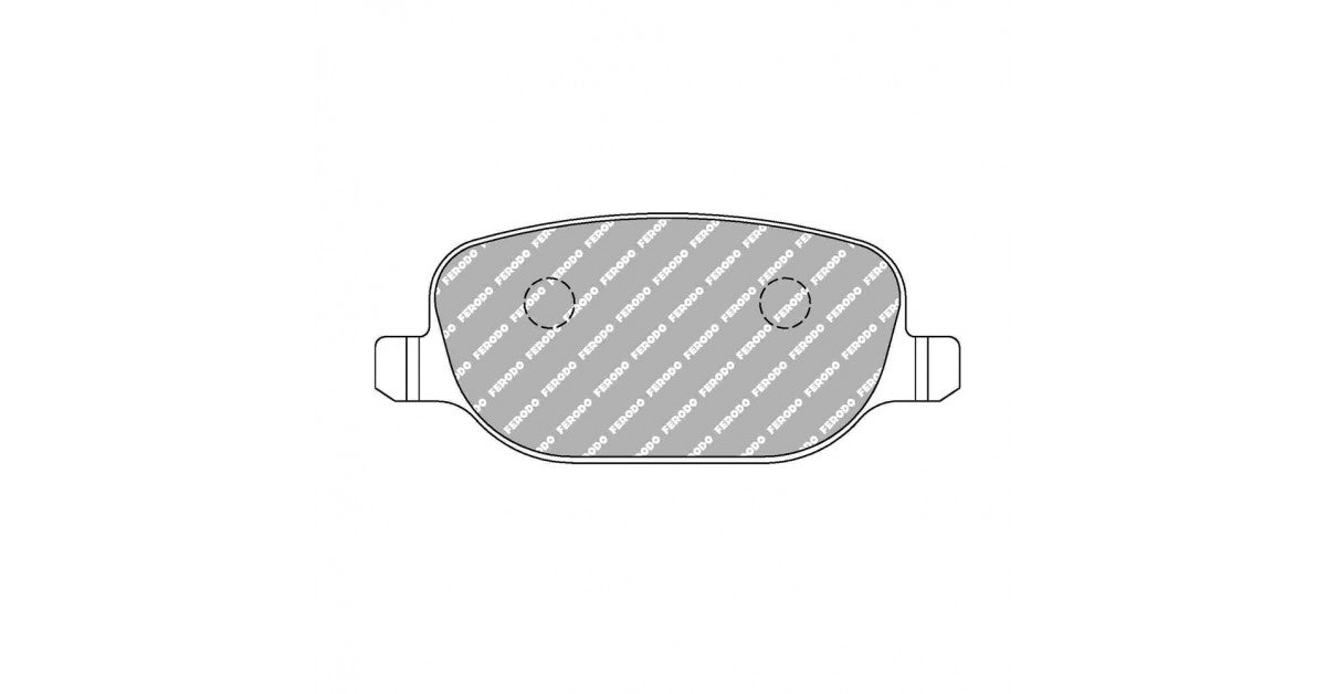 Placute Frana Spate Ferodo Racing DS2500 pentru Alfa Romeo 159 1.8 Tbi 05.09 - 11.11 Etrier LUCAS / TRW