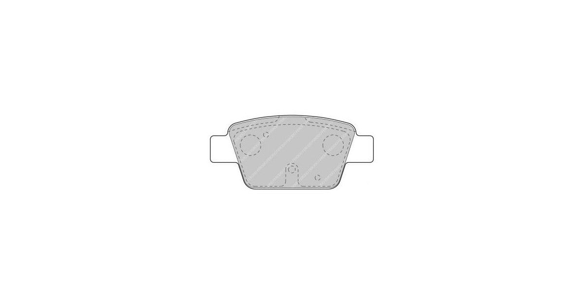 Placute Frana Spate Ferodo Racing DS2500 pentru Alfa Romeo Mito 1.4 Turbo Multiair 10.09 - 07.10 Etrier Bosch