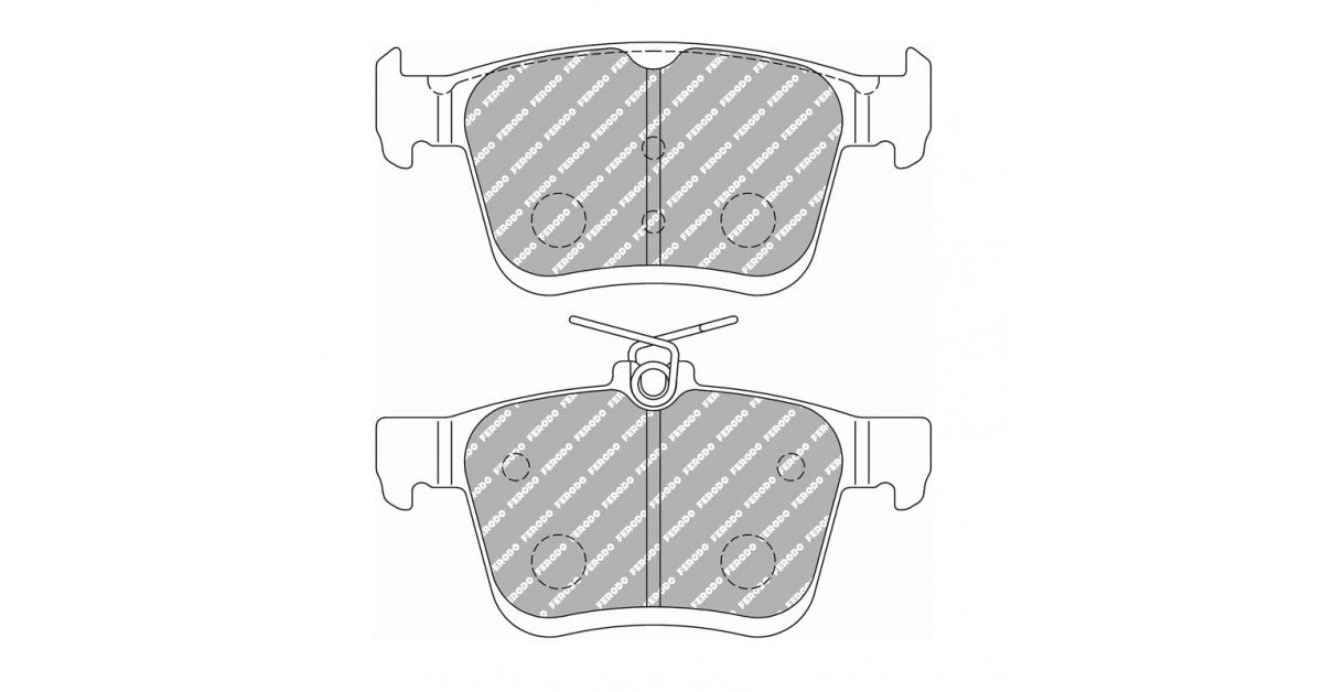 Placute Frana Spate Ferodo Racing DS2500 pentru Audi A3 1.0 TFSI 07.16 Etrier ATE