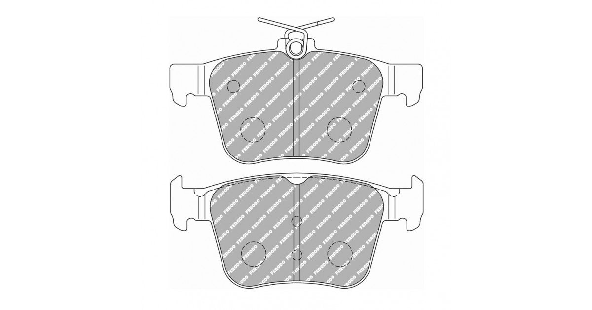 Placute Frana Spate Ferodo Racing DS2500 pentru Audi A3 S3 Quattro 02.13 Etrier ATE