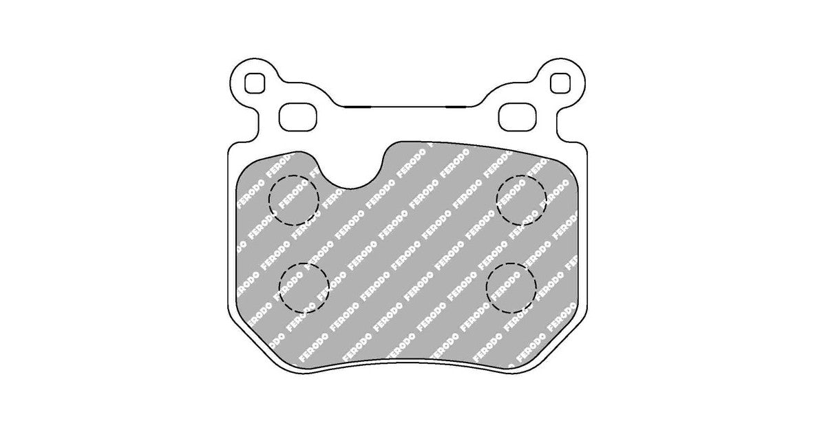 Placute Frana Spate Ferodo Racing DS2500 pentru Bmw 1 Series 135I Coupe' 10.07 Etrier BREMBO